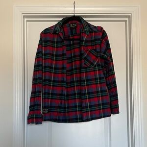 Vermont Flannel Company Plaid Button-Up Shirt